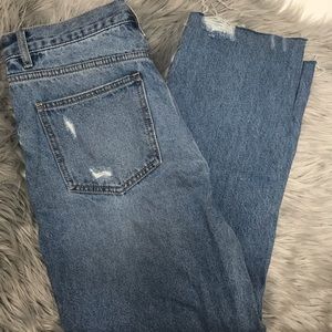 Ultra High Rise Straight Leg Denim